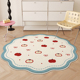 多巴胺地毯卧室茶几毯可爱儿童房吊篮圆毯家用床边毯转椅防滑地垫