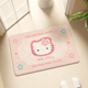 卡通kitty浴室地垫卫生间卧室门口吸水防滑仿羊绒厚地毯家用脚垫