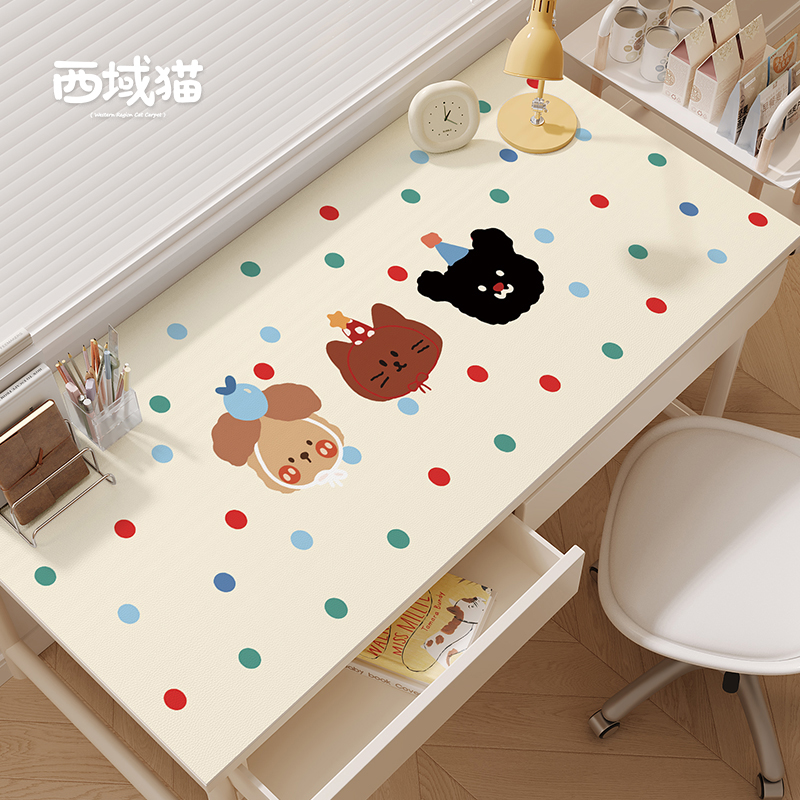 卡通儿童学习桌垫免洗书桌垫子写字台桌布学生桌面防水防油保护垫