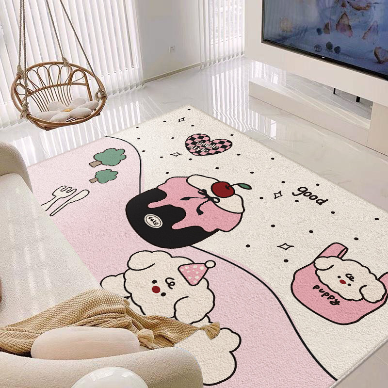 客厅地毯2025新款奶油风免打理卧室床边地垫家用大面积沙发茶几毯,居家布艺,地毯,淘宝优惠券,粉丝福利购,淘宝优惠卷