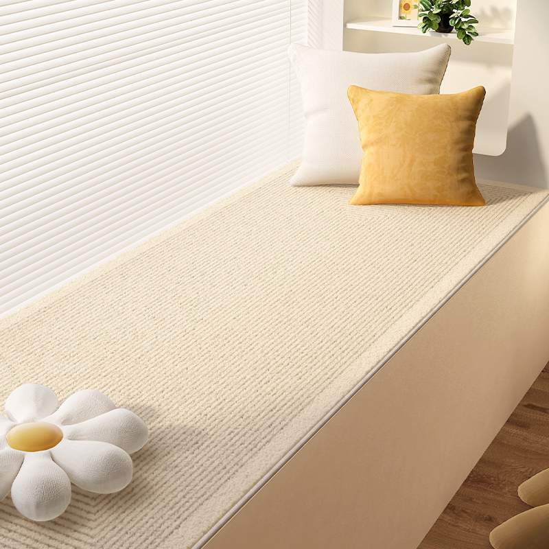 飘窗垫轻奢高级感奶油风夏季窗台四季通用主卧卧室阳台定制坐垫子