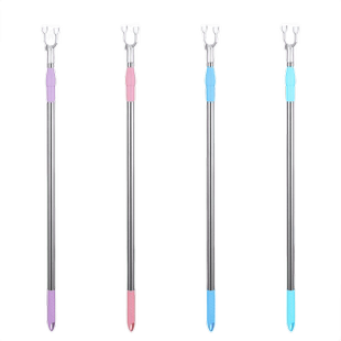 铝合金头衣叉晾衣杆撑衣杆家用架取衣服叉杆伸缩挑衣杆加长丫叉