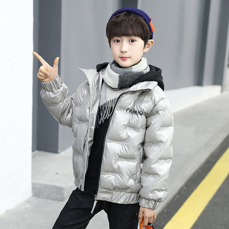 男童棉服冬季潮童中大童2023年新款儿童免洗羽绒棉袄冬装洋气外套