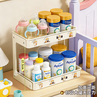 奶瓶置物架宝宝奶粉餐具沥水收纳盒桌面婴儿用品喂养台辅食置物架