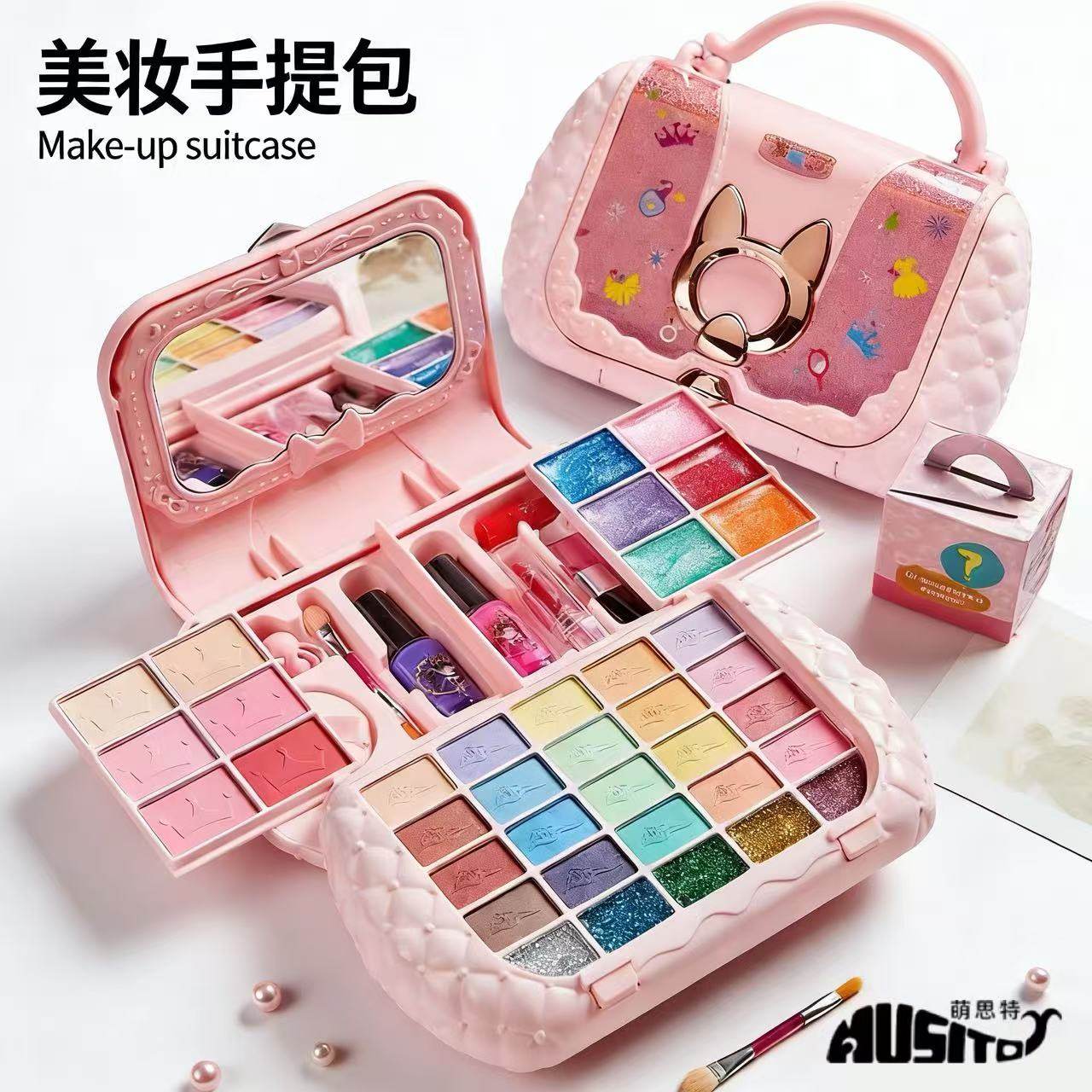 儿童化妆品彩妆套装正品全套可水洗公主女孩玩具化妆礼盒新年礼物