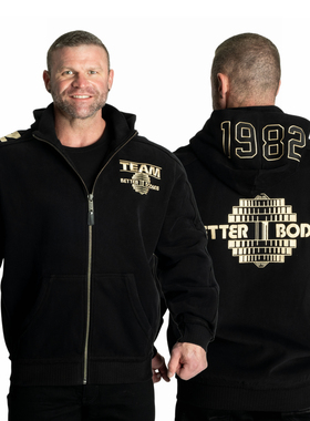 BETTER BODIES卫衣肌肉健身狗运动男连帽训练服GASP秋冬外套宽松