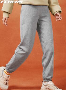 Skechers/斯凯奇2024秋男运动裤长裤舒适休闲针织长裤 L124M038