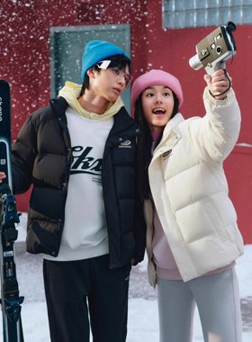 Skechers斯凯奇情侣羽绒服男女同款美拉德防泼水短款外套P423U026