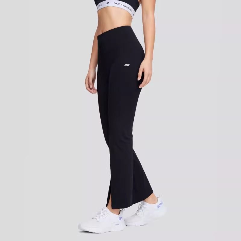 Skechers斯凯奇高腰收腹弹力紧身裤女新款吸湿速干健身裤P224W071