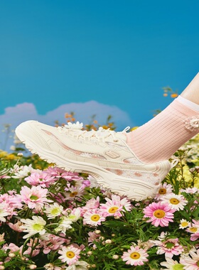 Skechers斯凯奇2024新款花海熊百搭舒适休闲运动鞋老爹鞋女150234
