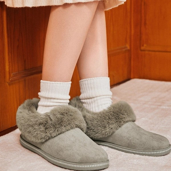 斯凯奇女士加绒短靴绒面柔软贴脚保暖锁温耐磨雪地靴易打理169012,女鞋,乐福鞋（豆豆鞋）,淘宝优惠券,粉丝福利购,淘宝优惠卷