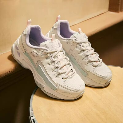 Skechers斯凯奇女鞋新款四代闪电款运动休闲熊猫鞋老爹鞋149491