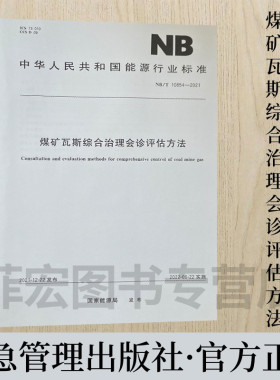 NB/T10854-2021 煤矿瓦斯综合治理会诊评估方法 应急管理出版社