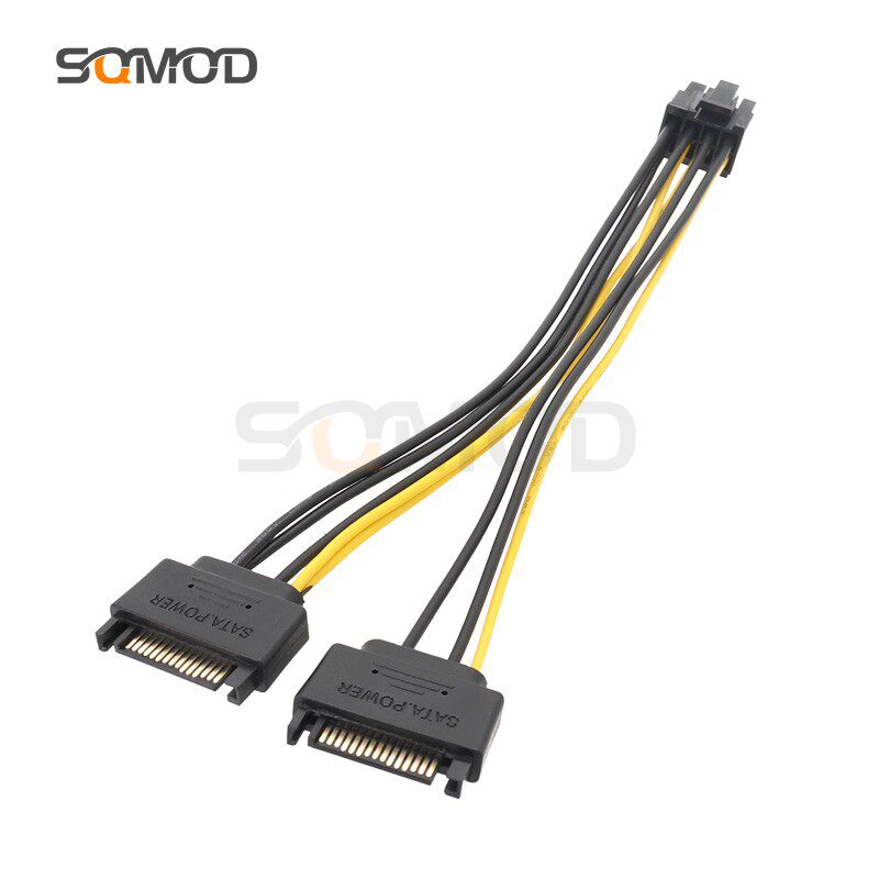 8Pin双SATA转显卡线sqmOD