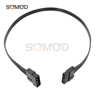 电脑电源大4P延长转接连接线排线式 黑色18AWG机箱布线一对一现货