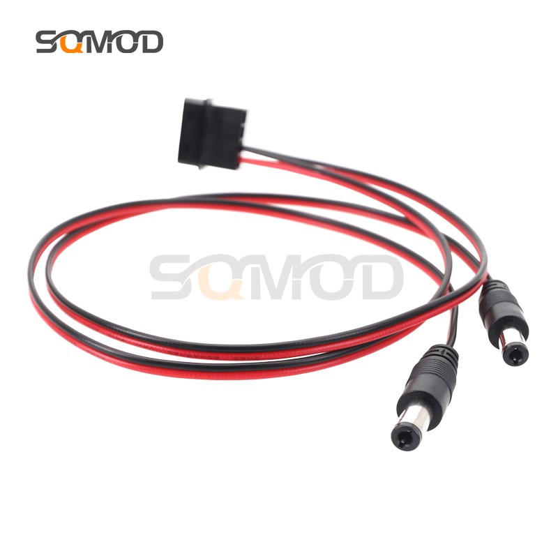 12V电源大4P母转DC延长线sqmOD