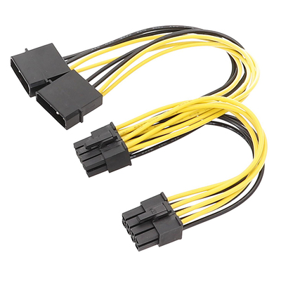 电源大4PIN 转CPU 8PIN D口转主板8PIN 双大4PIN转双8PIN 18AWG