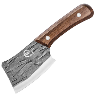 小菜刀专用刀具厨房多功能小刀家用户外露营水果刀锋利锻打杀鱼刀