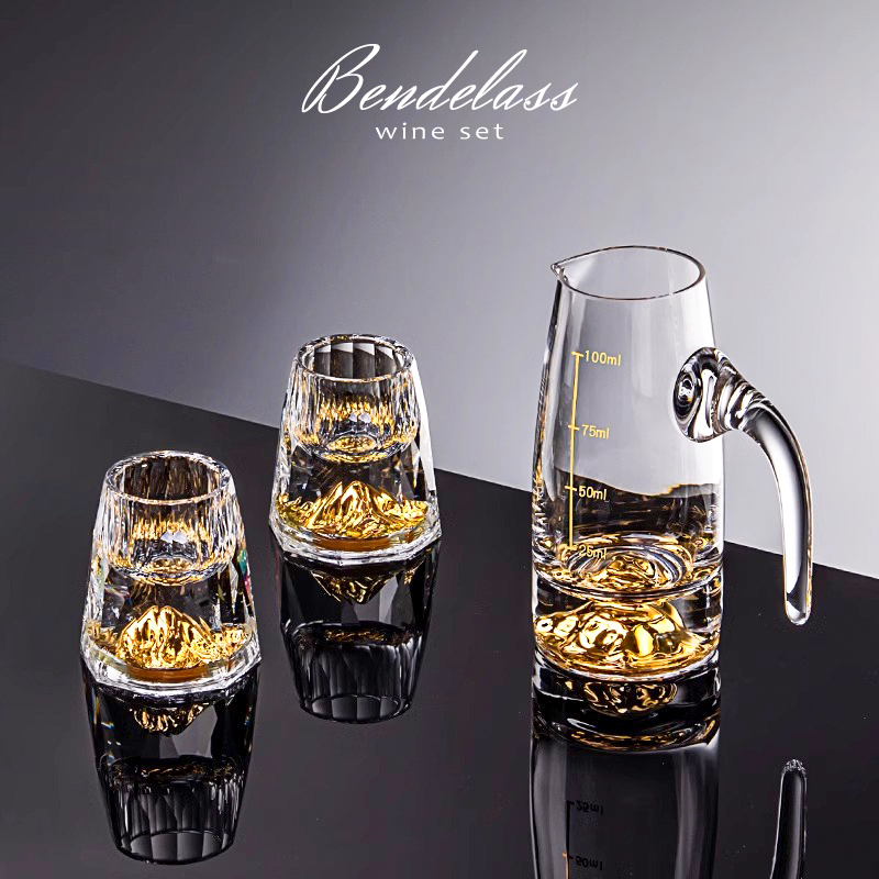 白酒杯套装一口杯分酒器盅酒