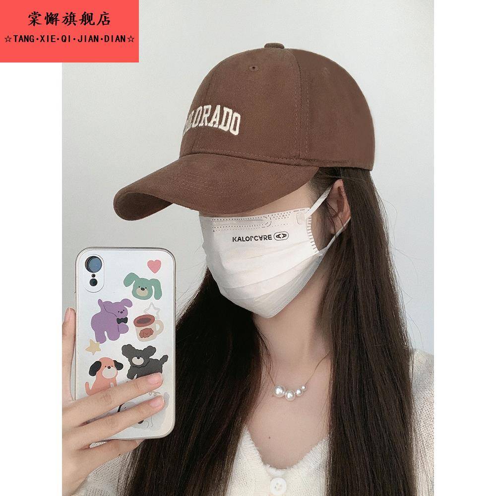 硬顶有型鸭舌帽女2025新款大头围深顶棒球帽春秋款高顶显脸小弯檐