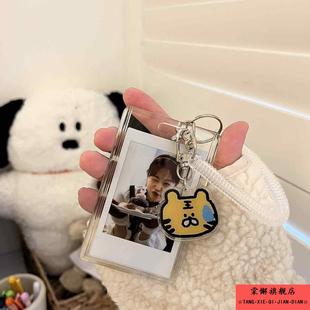 拍立得专用小相框挂件爱豆专辑小卡追星收纳卡套照片公交车保护套