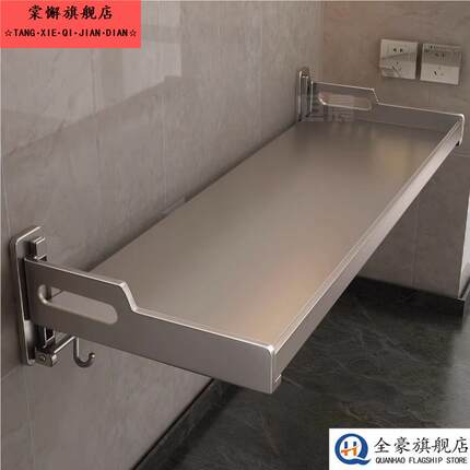 厨房置物架免打孔壁挂枪灰调料架加宽调味品多功能家用大全收纳架