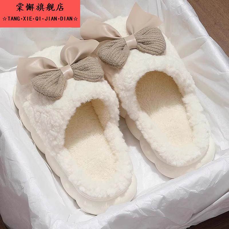 棉拖鞋女士秋冬季2025新款室内家居毛毛保暖加绒防滑月子棉拖女款