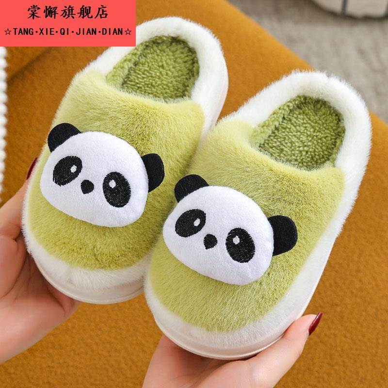 儿童棉拖鞋秋冬季男童男孩卡通室内家居保暖防滑软底宝宝拖鞋女童