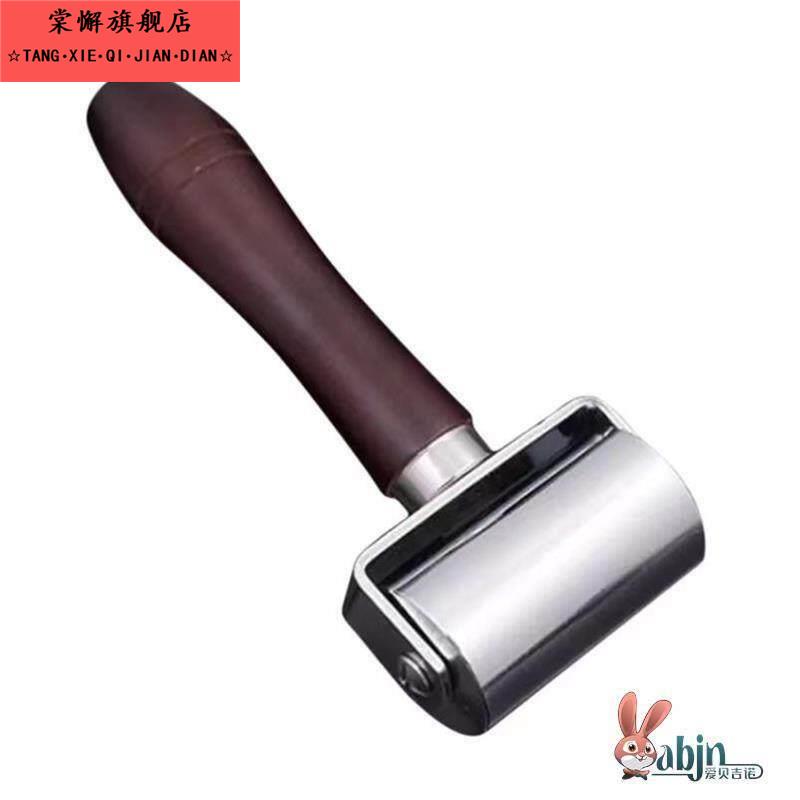 贴壁纸壁纸工具金属实心光面平角压轮接缝压滚不织布布防水滚轮压