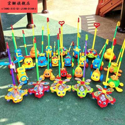 宝宝学步车儿童1一2岁玩具推推乐手推飞机小推车男孩推着走的益智