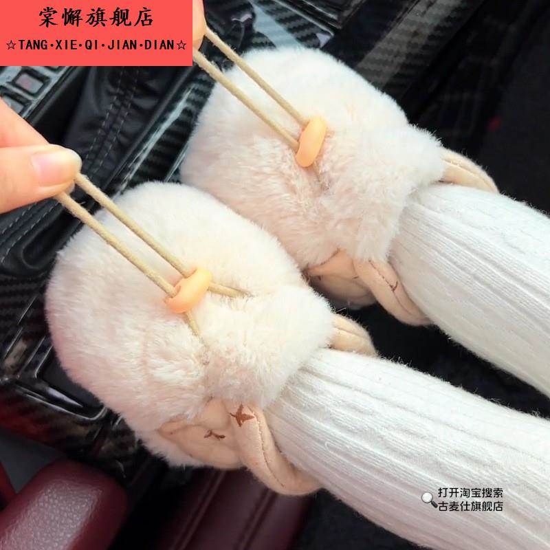 秋冬季婴儿步前鞋新生儿宝宝鞋子保暖地板棉鞋加绒软底防掉毛脚套