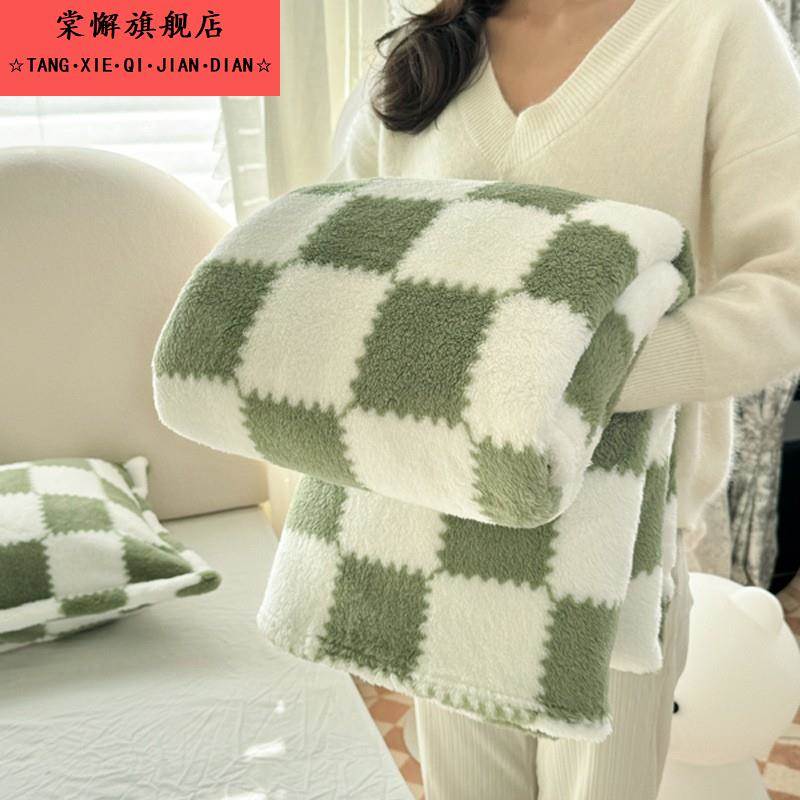 2025秋冬舒棉绒毛毯床单毛绒双面空调盖毯办公室毯子可真空