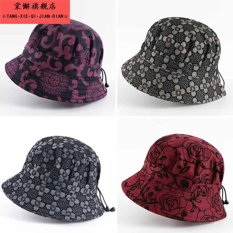 适合老人中老年人戴的帽子女款秋春薄款妈妈盆帽奶奶老人老太太帽