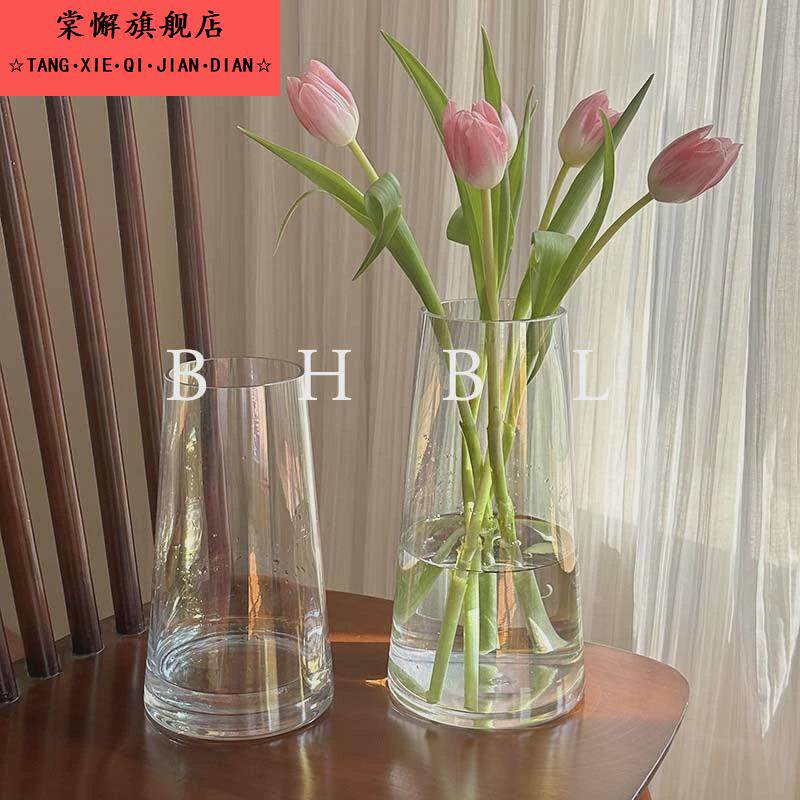 圆形收口厚底玻璃牛奶杯果汁杯直身杯烈酒杯大号洋酒杯子