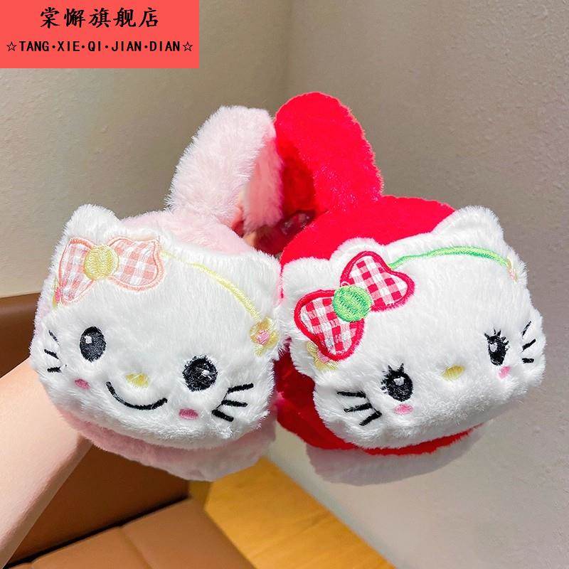 儿童耳罩冬天可爱卡通耳暖女童小猫防风保暖护耳套秋季女孩耳包