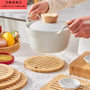 隔热垫餐桌垫锅底耐高温竹垫家用餐垫防热耐热碗垫防烫杯垫餐盘垫