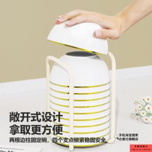 新款家用立体式可伸缩收纳碗架放碗碟沥水架子单层收纳架厨房置物