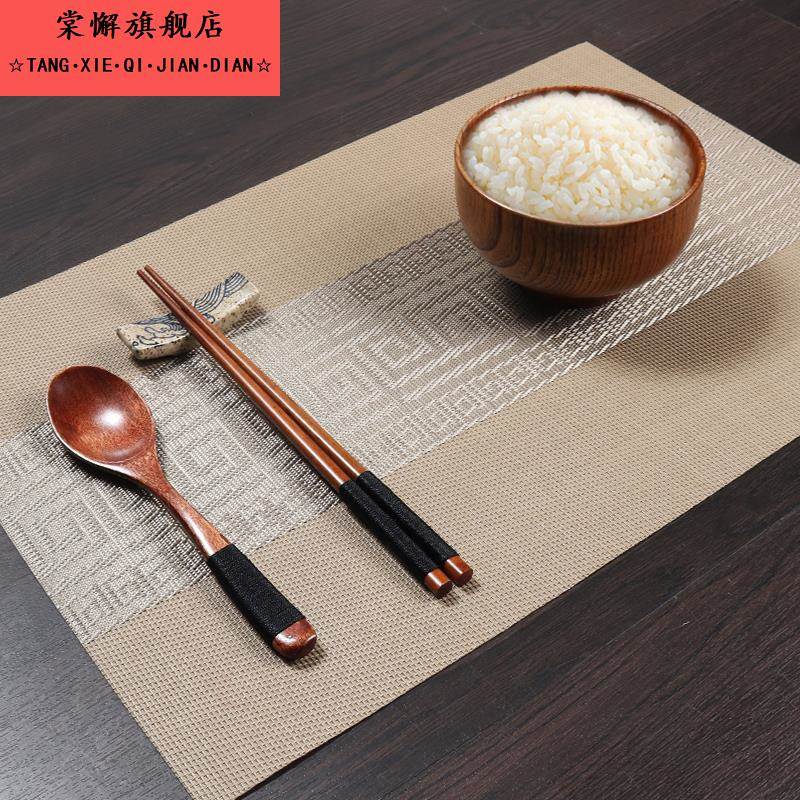 新中式餐垫隔热餐桌垫子防烫高级感家用桌面菜餐盘子垫碗垫西餐垫