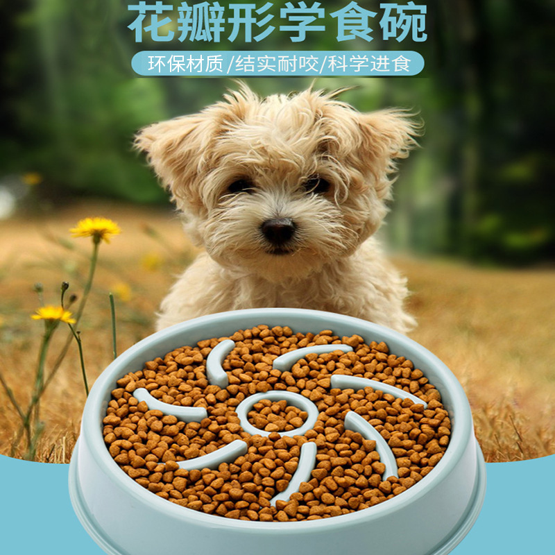 宠物用品 狗狗喂食防噎食狗盆缓食碗慢食器耐用碗宠物学食碗