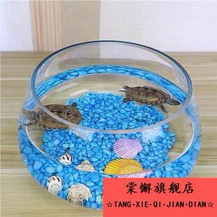 养小龟的专用缸养龟箱乌龟缸家用小型创意鱼缸客厅养鱼玻璃缸容器