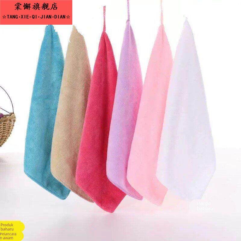 10条装纯棉加厚纳米毛巾吸水不掉毛擦桌子擦车超细纤维四方小方巾