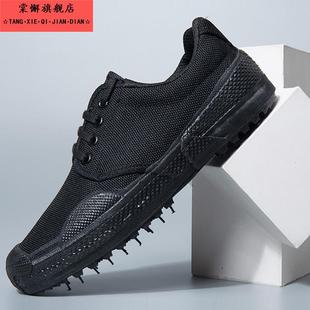 农民工地干活轻便鞋 软底工作防滑耐磨硫化橡胶大底劳保鞋 男鞋