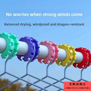 防风扣晾衣杆固定扣挂钩晾衣架晒晾衣扣硅胶卡扣晾衣圈防吹落防滑