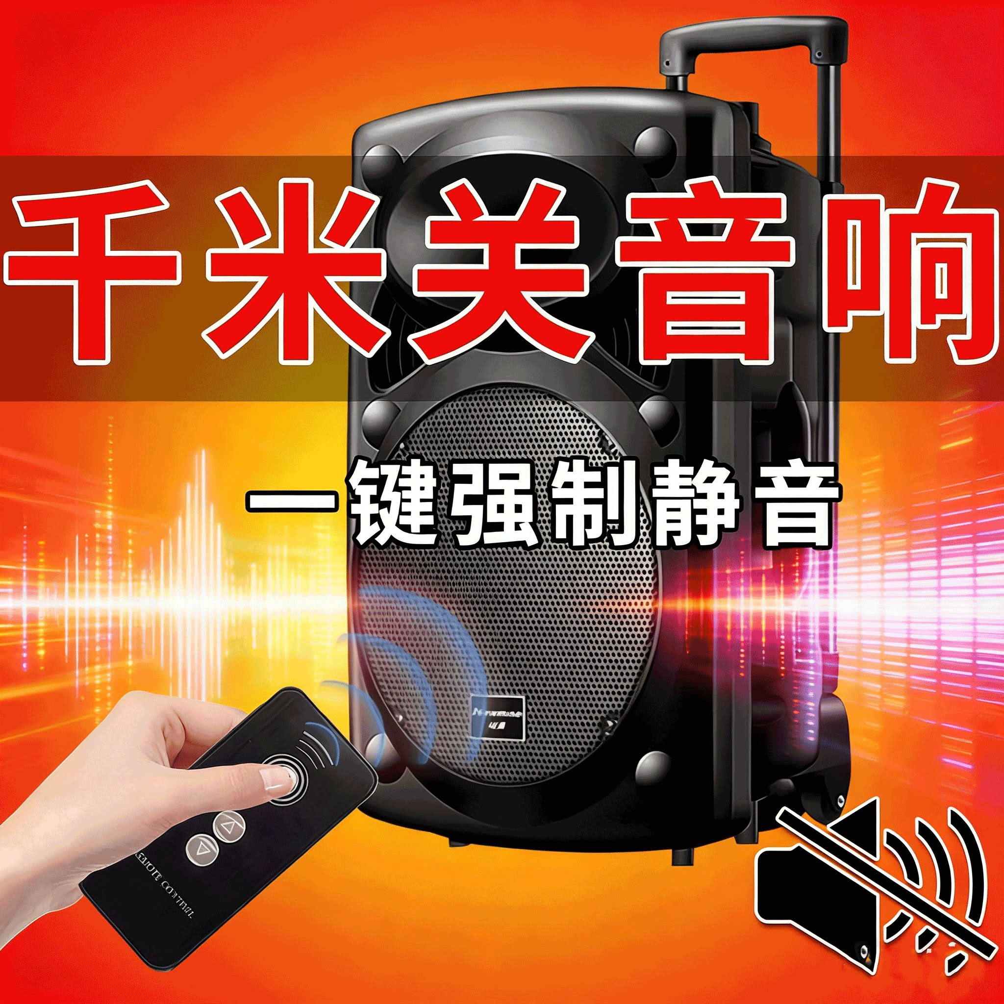 广场舞音响干扰器屏蔽远程大功率距离蓝牙强效万能克星大妈神器