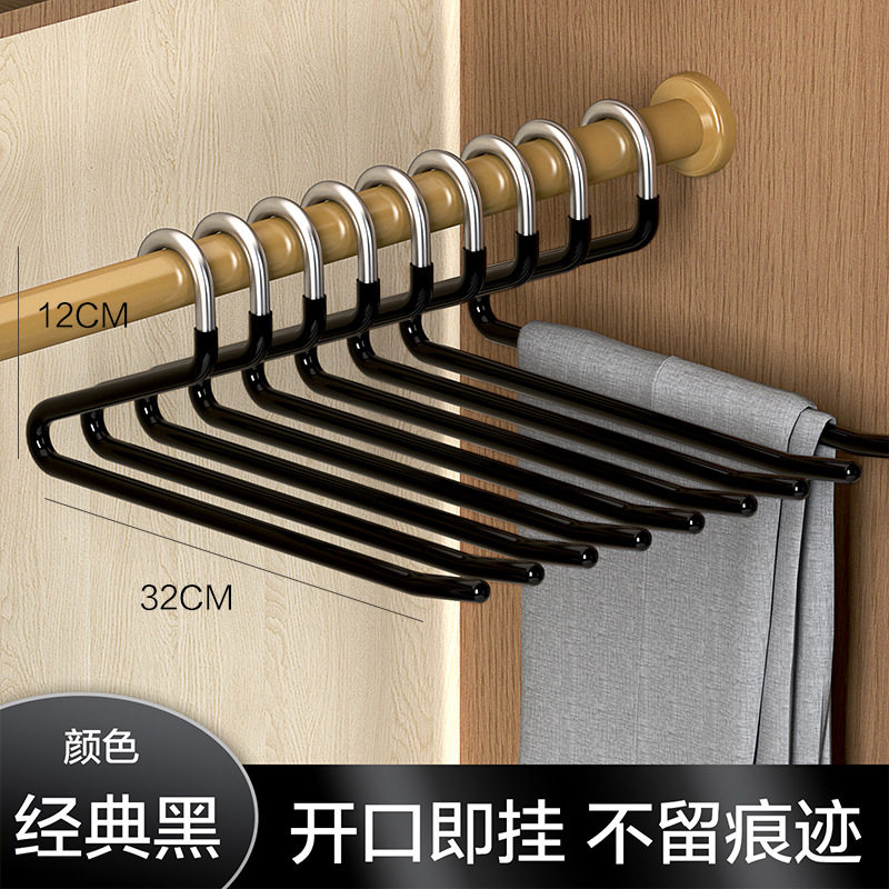 不锈钢鹅型防滑裤架家用Z形夹子2
