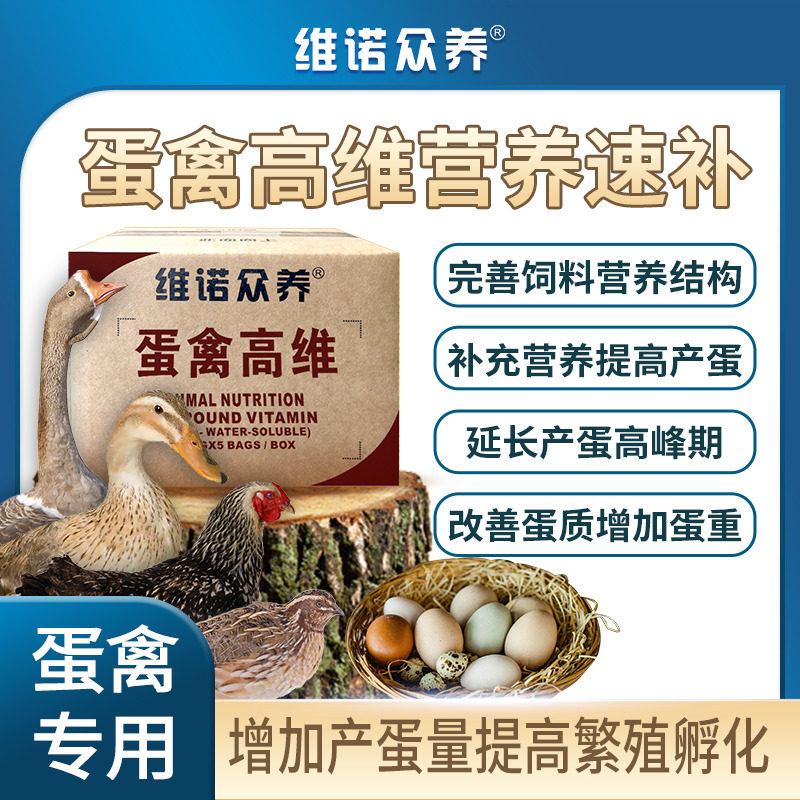 蛋禽高维多种维生素预混料补充营养提高产蛋率鸡鸭产蛋饲料添加剂