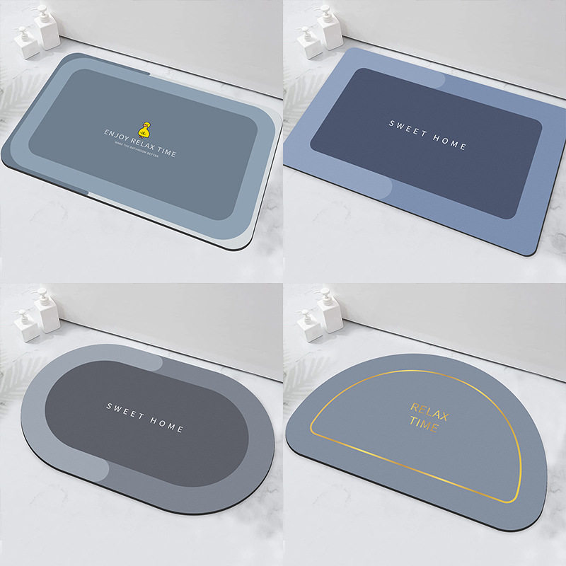 北欧硅藻泥软地垫浴室吸水速干脚垫卫生间门口地毯家用卫浴卧室垫,居家布艺,地毯,淘宝优惠券,粉丝福利购,淘宝优惠卷