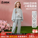 ask 两件套潮 儿童兔子中大童卫衣卫裤 女童套装 2025年春秋款