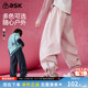 新款 2026春秋季 童装 长裤 ask男女童束脚工装 户外防水冲锋裤 裤