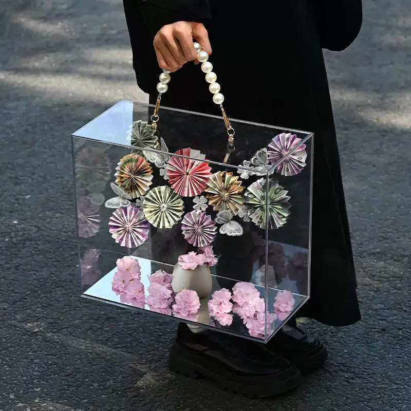 网红发财树diy材料包圣诞节国风亚克力手提盒送女友闺蜜生日礼物,鲜花速递/花卉仿真/绿植园艺,花艺包装盒,淘宝优惠券,粉丝福利购,淘宝优惠卷